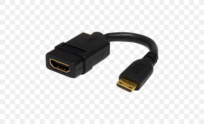 HDMI Adapter Mini DisplayPort StarTech.com USB, PNG, 500x500px, Hdmi, Adapter, Cable, Category 6 Cable, Computer Monitors Download Free