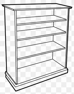 Shelves Vector - Shelf Bookcase Table Clip Art PNG