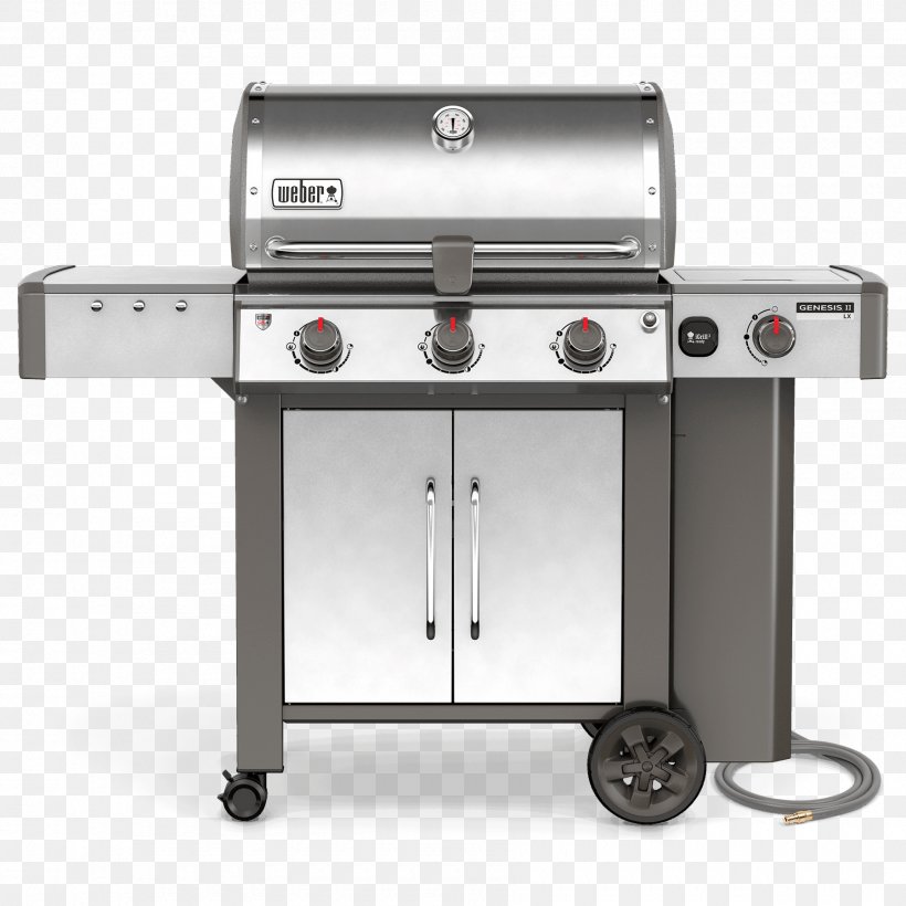 Barbecue Weber Genesis II LX S-340 GBS Inox Weber Genesis II LX 340 Propane Natural Gas, PNG, 1800x1800px, Barbecue, Brenner, Gas, Gas Burner, Gasgrill Download Free