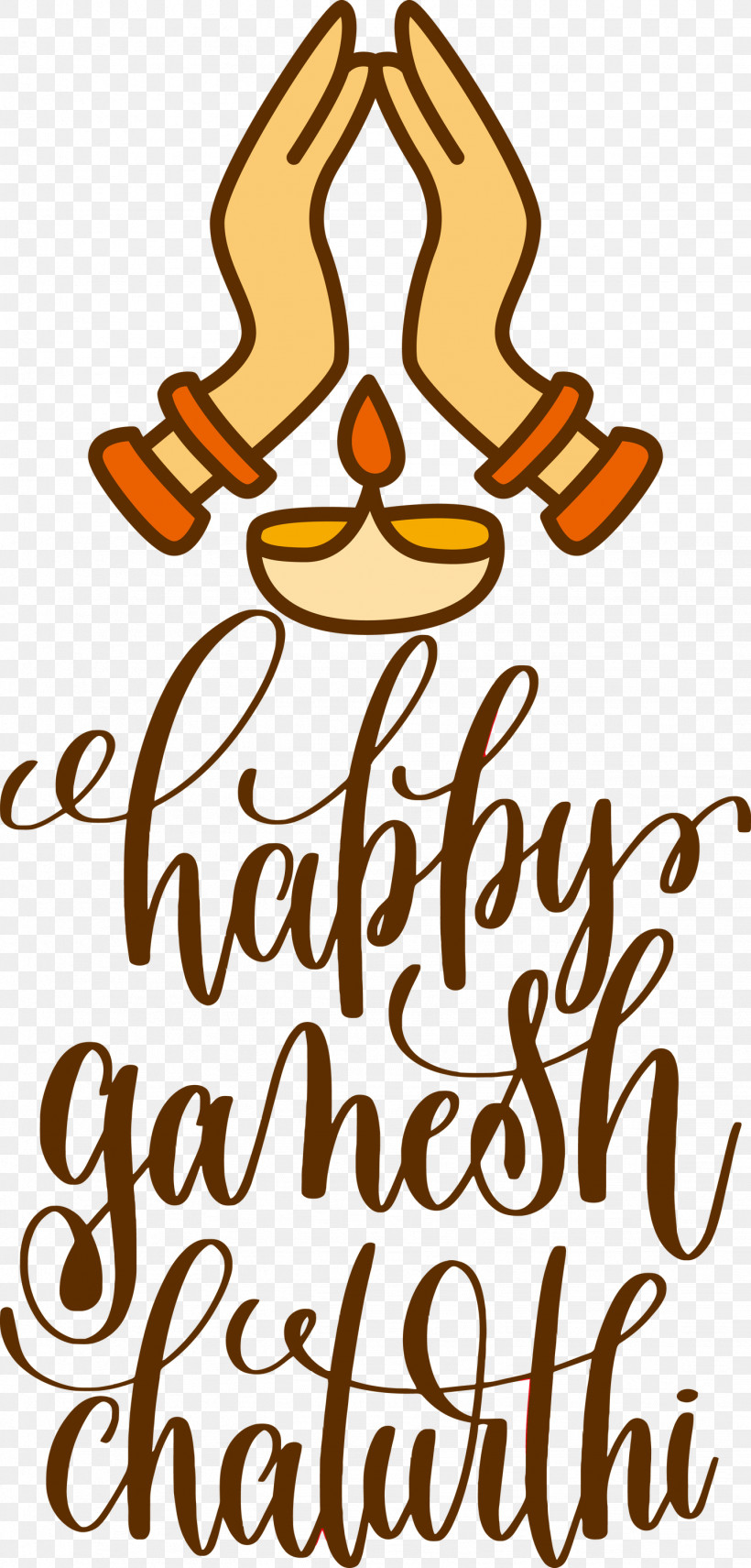 Happy Ganesh Chaturthi, PNG, 1437x3000px, Happy Ganesh Chaturthi, Behavior, Calligraphy, Commodity, Geometry Download Free
