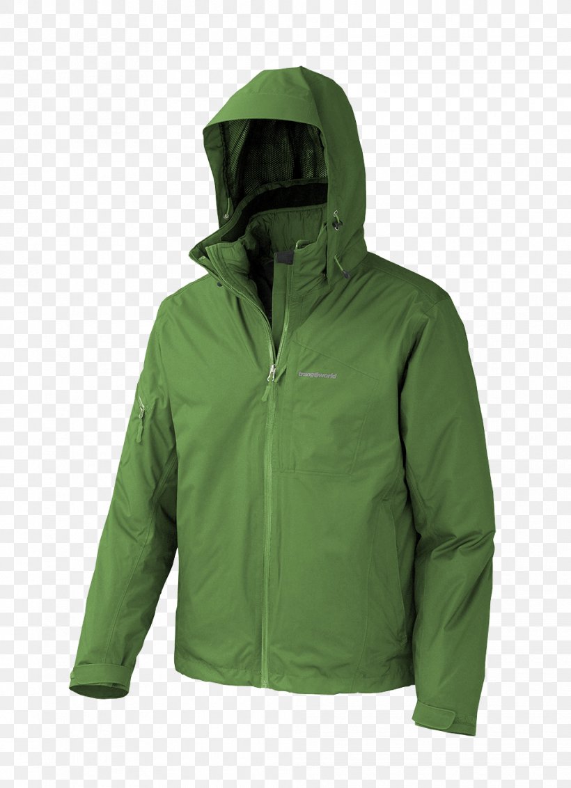 Hoodie Jacket Polar Fleece Clothing Raincoat, PNG, 990x1367px, Hoodie, Clothing, Green, Hood, Jacket Download Free