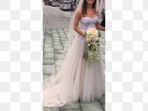 Blush Floral - Wedding Dress Bride Clothing PNG