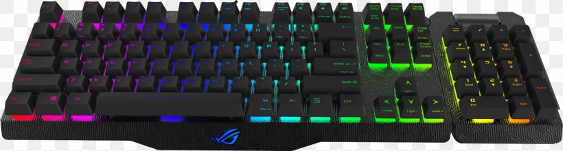 Computer Keyboard Asus ROG Claymore Laptop, PNG, 1920x518px, Computer Keyboard, Asus, Asus Ma01 Claymorerduk, Asus Rog Claymore, Cherry Download Free