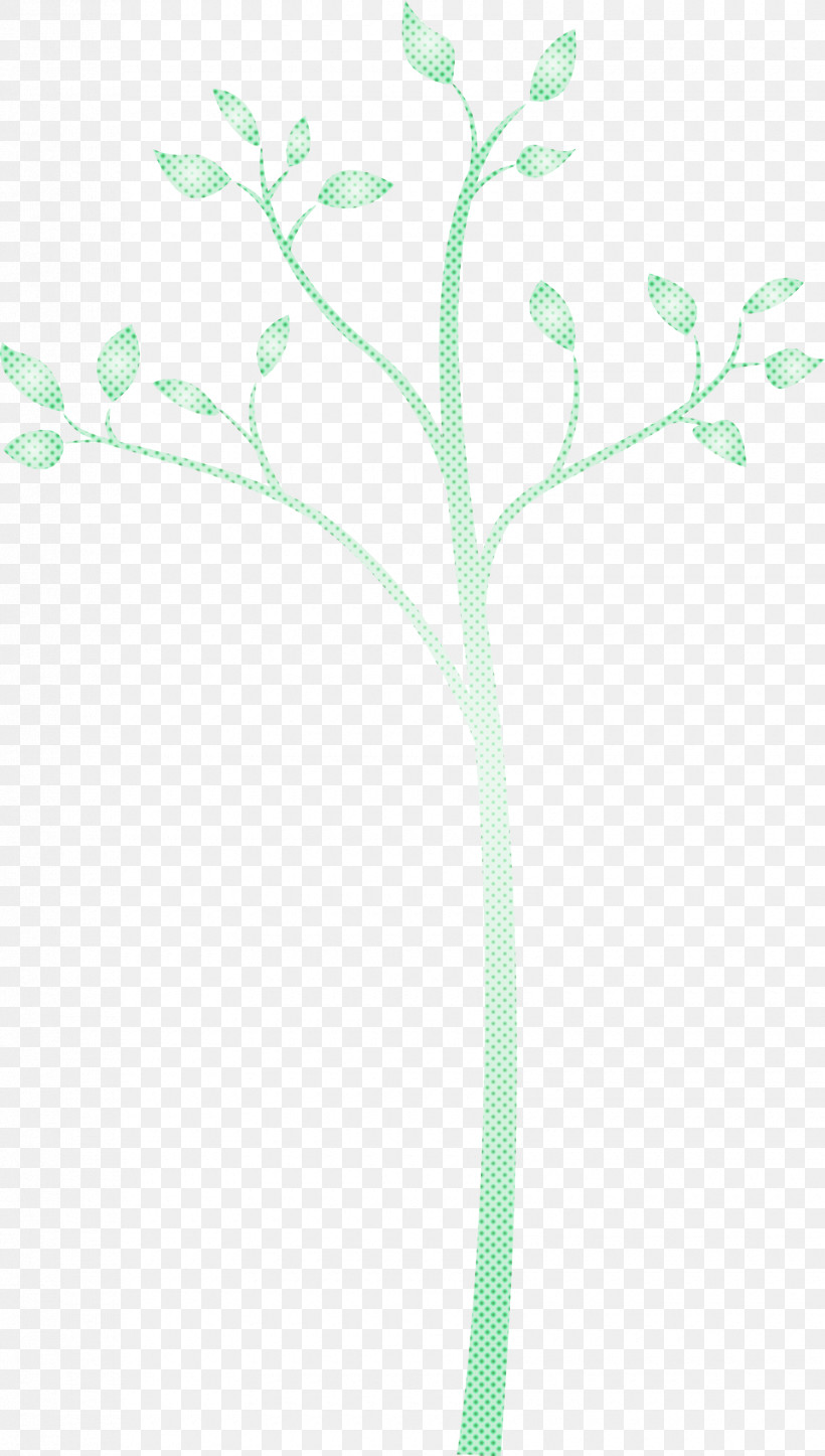 Green Flower Plant Leaf Plant Stem, PNG, 1700x2998px, Abstract Tree, Branch, Cartoon Tree, Flower, Green Download Free