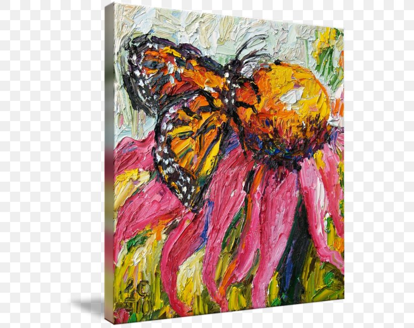 Monarch Butterfly Insect Painting Art, PNG, 559x650px, Butterfly, Acrylic Paint, Animal, Art, Artwork Download Free