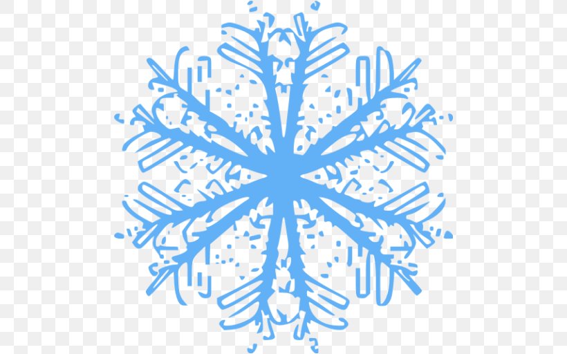 Snowflake Winter Snowman, PNG, 512x512px, 2017, 2018, Snow, Black And White, Blue Download Free