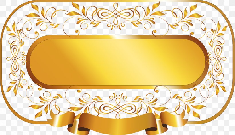 Gold, PNG, 1324x764px, Gold, Designer, Motif, Oval, Rectangle Download Free