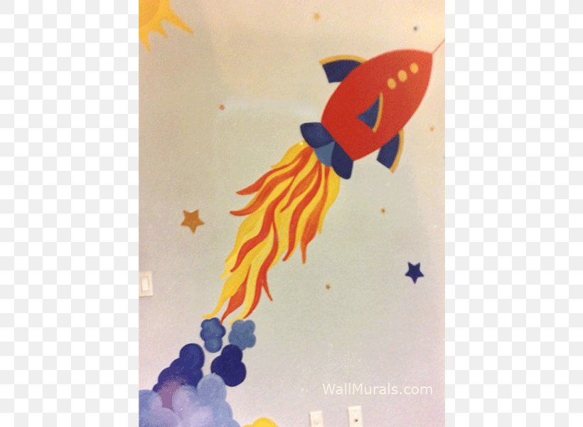 Mural Painting Art Outer Space, PNG, 800x600px, Mural, Art, Customer, Fish, Orange Download Free