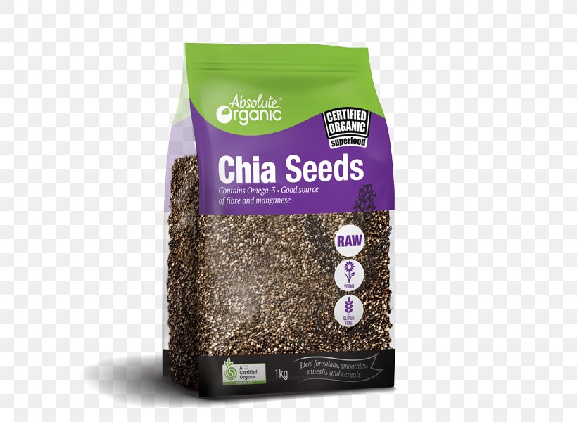 Organic Food Chia Seed Nutrient, PNG, 600x600px, Organic Food, Australia, Chia, Chia Seed, Dietary Fiber Download Free