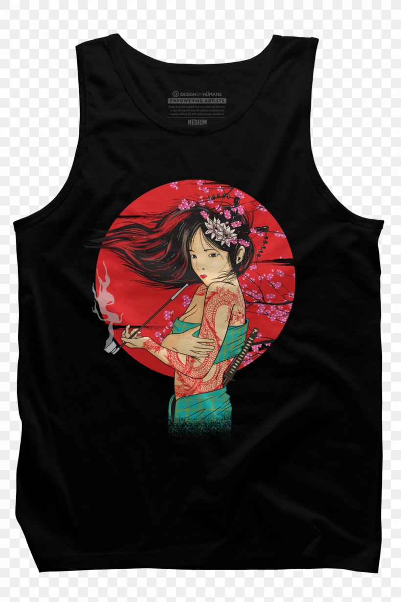 T-shirt Clothing Crew Neck Sleeveless Shirt Design By Humans, PNG, 1200x1800px, Watercolor, Cartoon, Flower, Frame, Heart Download Free