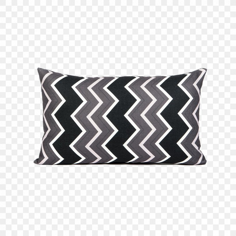 Throw Pillows Cushion Couch Bed, PNG, 1200x1200px, Throw Pillows, Bed, Black, Black And White, Check Download Free