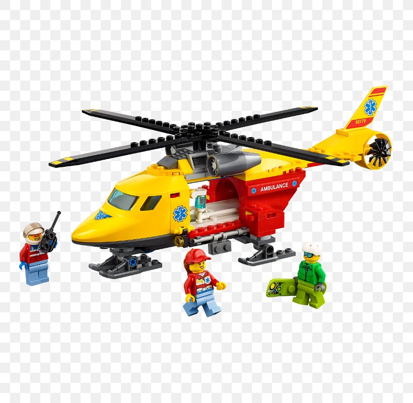 LEGO 60179 City Ambulance Helicopter Lego City Toy, PNG, 800x800px, Helicopter, Aircraft, Helicopter Rotor, Kmart, Lego Download Free