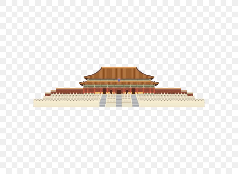 Forbidden City Hall Of Supreme Harmony Building Drawing Chinese Palace, PNG, 600x600px, Forbidden City, Architectural Drawing, Architecture, Building, China Download Free