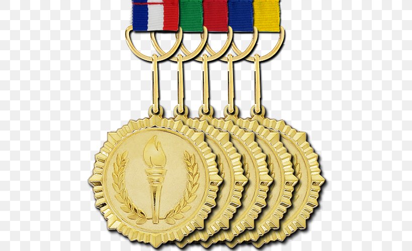 Gold Medal Silver Medal Bronze Medal Award, PNG, 500x500px, Gold Medal, Award, Badge, Bronze Medal, Gold Download Free