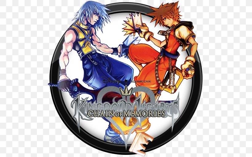 Kingdom Hearts: Chain Of Memories Kingdom Hearts Re:coded Kingdom Hearts II PlayStation 2, PNG, 512x512px, Watercolor, Cartoon, Flower, Frame, Heart Download Free