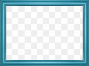 Blue Border Frame Transparent Picture - Window Board Game Square Area Pattern PNG