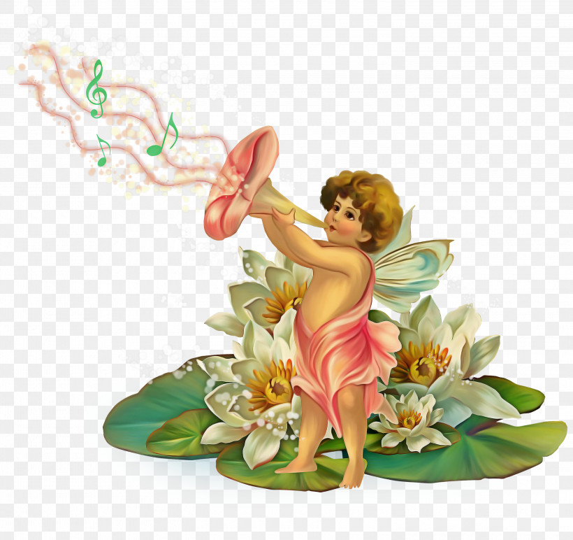 Angel Figurine Plant Flower, PNG, 3000x2825px, Angel, Figurine, Flower, Plant Download Free