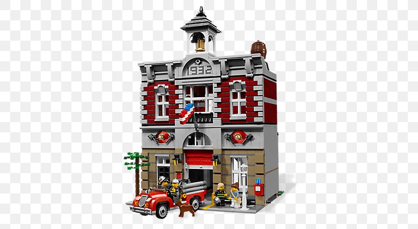 LEGO 10197 Fire Brigade Lego Modular Buildings Toy Lego City, PNG, 600x450px, Lego Modular Buildings, Building, Facade, Fire Station, Lego Download Free