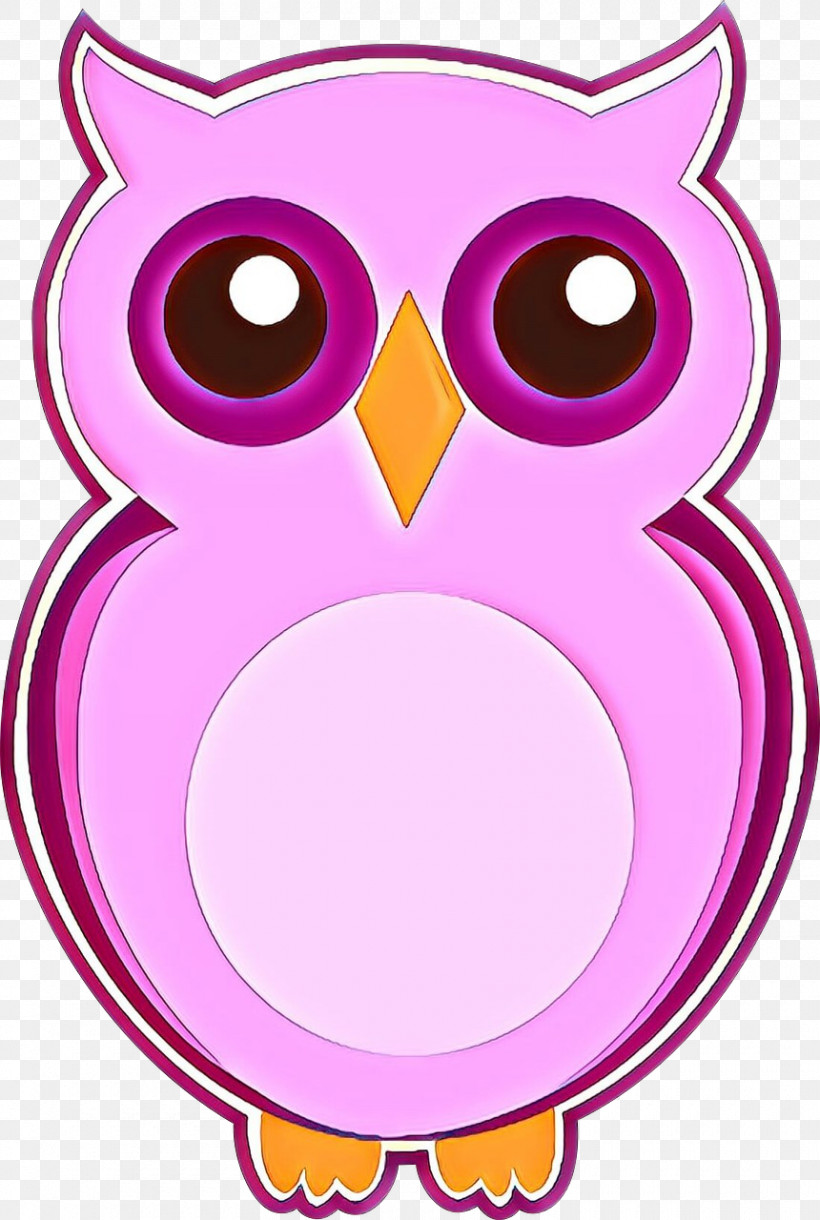Owl Pink Purple Cartoon Bird Of Prey, PNG, 860x1280px, Owl, Bird, Bird Of Prey, Cartoon, Magenta Download Free