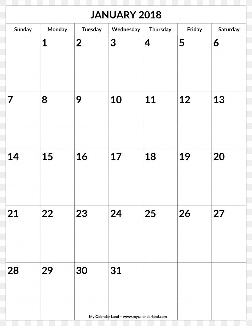 0 Calendar January 1 2, PNG, 2550x3300px, 2017, 2018, 2019, Area, August Download Free