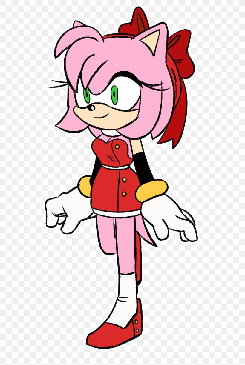 Amy Rose Shadow The Hedgehog Sonic CD Rouge The Bat Tikal, PNG, 653x1223px, Watercolor, Cartoon, Flower, Frame, Heart Download Free
