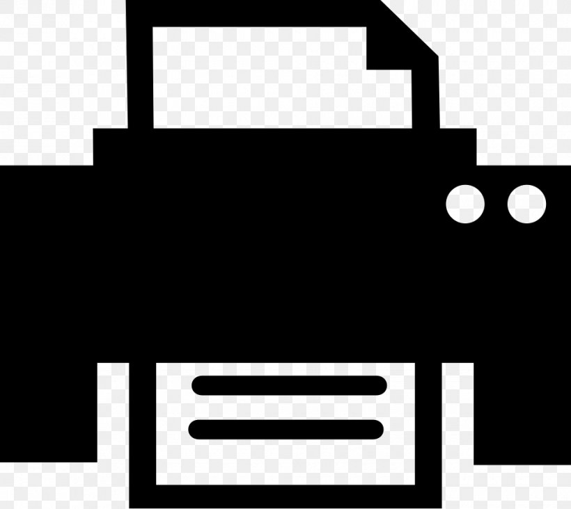 Printer Printing Symbol Logo, PNG, 980x875px, Printer, Black, Black And White, Brand, Button Download Free