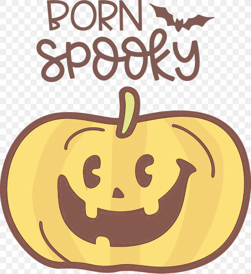 Pumpkin, PNG, 2743x3000px, Spooky, Cartoon, Fruit, Halloween, Happiness Download Free