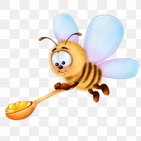 Bee - Honey Bee Clip Art Pest PNG