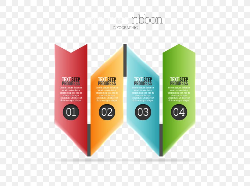 Infographic Ribbon Chart Graphic Design, PNG, 612x612px, Infographic, Brand, Chart, Diagram, Flowchart Download Free