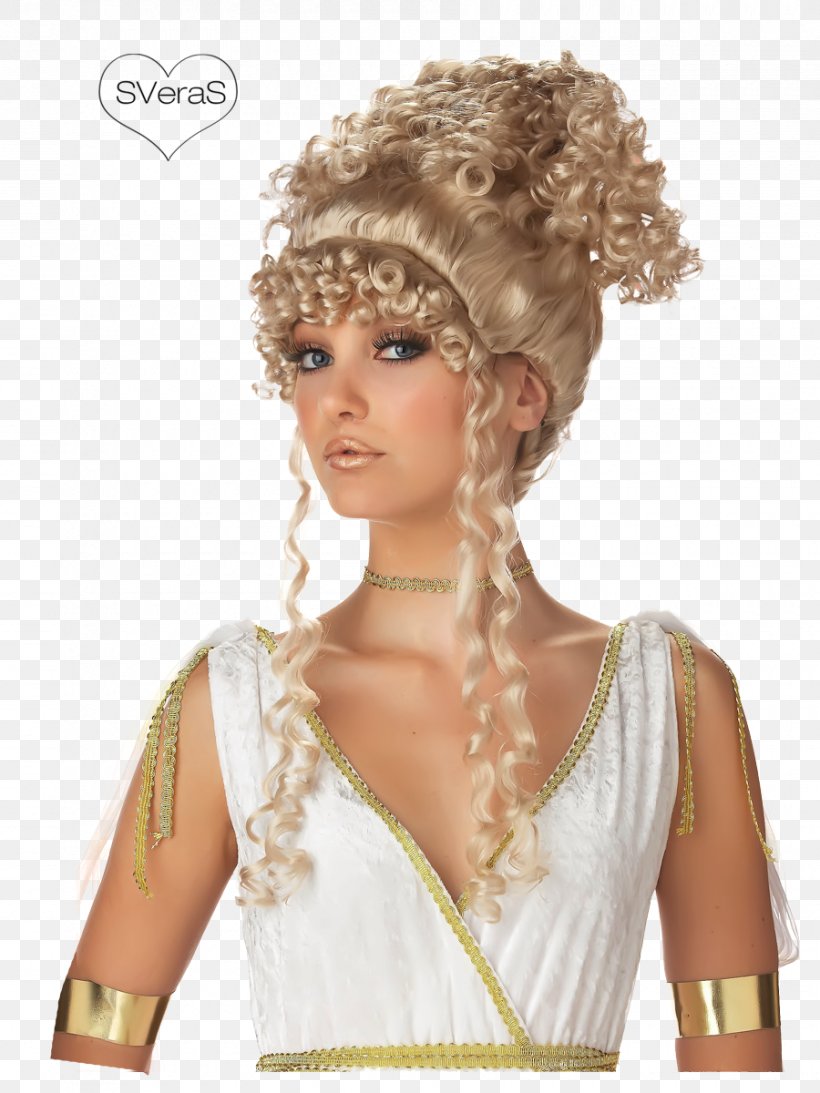Adult Athenian Goddess Wig Costume Clothing Accessories, PNG, 900x1200px, Wig, Blond, Brown Hair, Clothing, Clothing Accessories Download Free