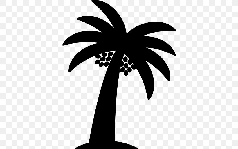 Arecaceae Date Palm Logo, PNG, 512x512px, Arecaceae, Arecales, Black And White, Branch, Coconut Download Free