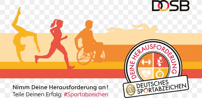 German Sports Badge Sportabzeichen German Olympic Sports Federation Landessportbund Nordrhein-Westfalen Association, PNG, 2048x1000px, German Sports Badge, Advertising, Area, Association, Banner Download Free