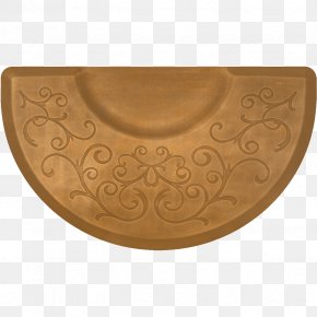 Silver - Metal Silver Kaemark Salon Furnishings Depression Mat PNG