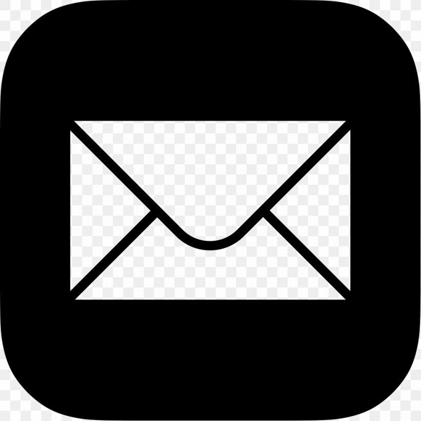 Email Address Bounce Address, PNG, 981x981px, Email, Area, Black, Black And White, Bounce Address Download Free