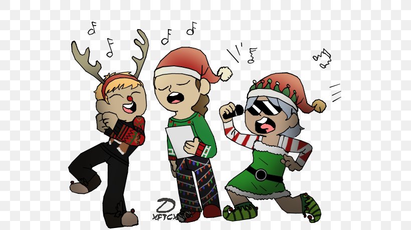 Reindeer Santa Claus Christmas Ornament Christmas Elf, PNG, 564x458px, Reindeer, Art, Behavior, Cartoon, Christmas Download Free