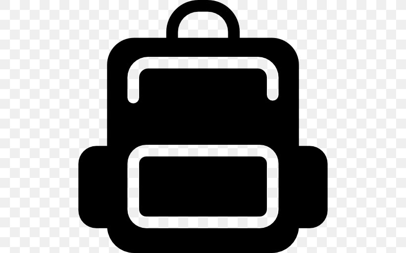 Schoolbag, PNG, 512x512px, School, Backpack, Bag, Black, Black And White Download Free