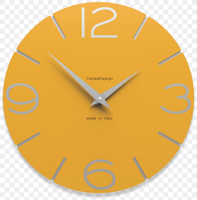 Yellow Clock Väggur Industrial Design Baby Blue, PNG, 1024x1040px, Yellow, Baby Blue, Calleadesign Snc Di L Callea C, Clock, Color Download Free