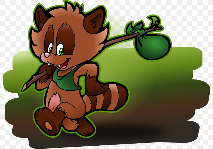 Japanese Raccoon Dog Animated Cartoon Image Clip Art, PNG, 800x574px, Japanese Raccoon Dog, Animated Cartoon, Carnivoran, Cartoon, Cat Download Free