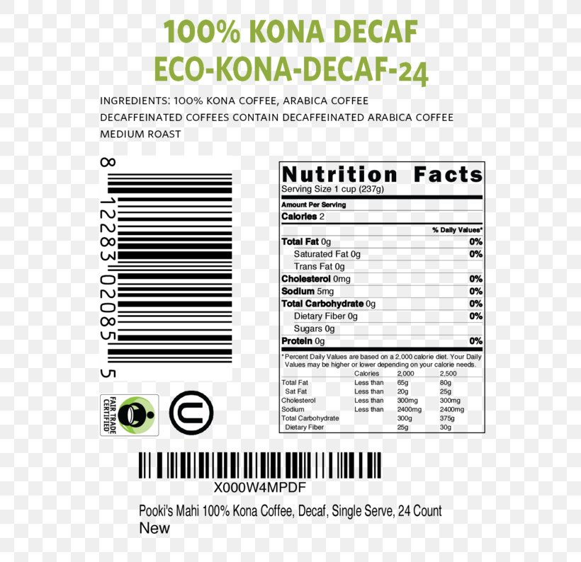 Kona Coffee Single-serve Coffee Container Decaffeination Keurig, PNG, 800x794px, Kona Coffee, Area, Brand, Coffee, Coffee Roasting Download Free