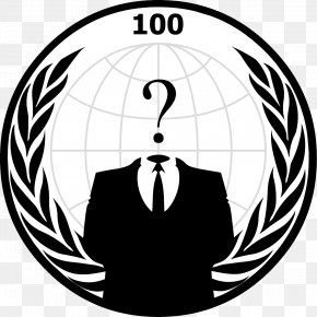 Anonymous - Anonymous Stencil Image YouTube Anonymity PNG