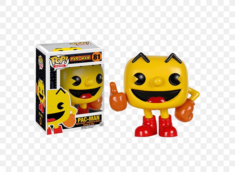 Ms. Pac-Man Pac-Land Funko Video Games, PNG, 600x600px, Ms Pacman, Action Toy Figures, Arcade Game, Collectable, Figurine Download Free