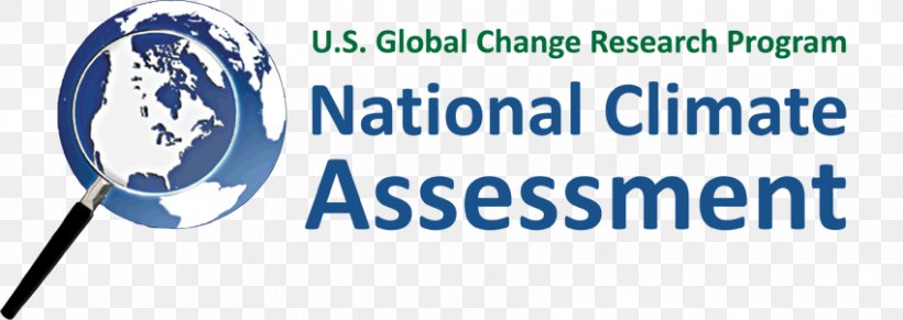 Climate Change U.S. Global Change Research Program Natural Environment National Climate Assessment, PNG, 850x302px, Climate Change, Area, Atmosphere, Atmosphere Of Earth, Blue Download Free