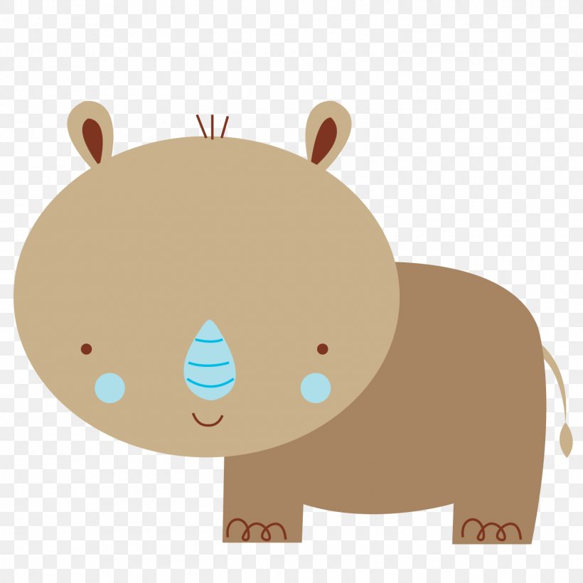 Clip Art Rhinoceros Infant Image Illustration, PNG, 1500x1500px, Rhinoceros, Carnivoran, Cartoon, Child, Cuteness Download Free