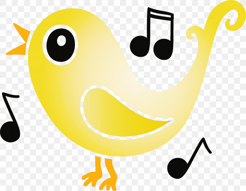 Emoticon, PNG, 3000x2339px, Cartoon Bird, Emoticon, Line, Smile, Smiley Download Free