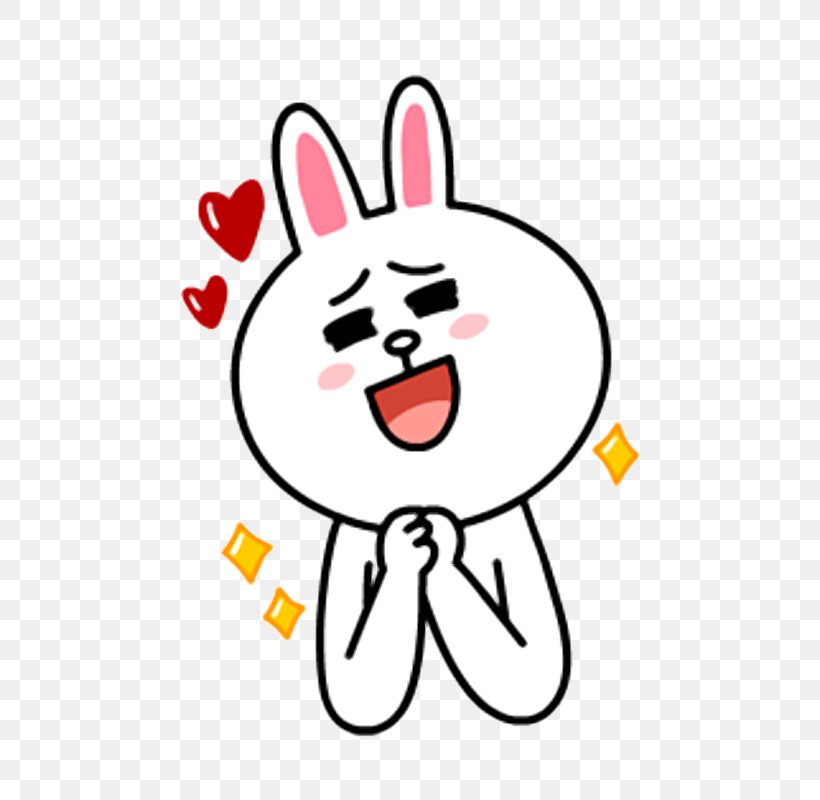 Line Friends Sticker Image Emoticon, PNG, 800x800px, Watercolor, Cartoon, Flower, Frame, Heart Download Free