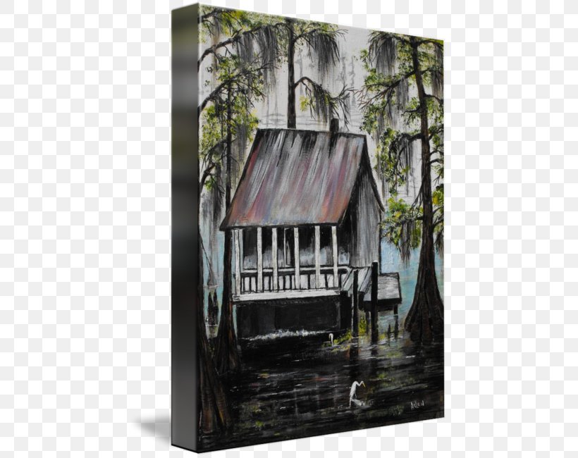 Painting Bayou Picture Frames Gallery Wrap Canvas, PNG, 452x650px, Painting, Art, Bayou, Canvas, Gallery Wrap Download Free