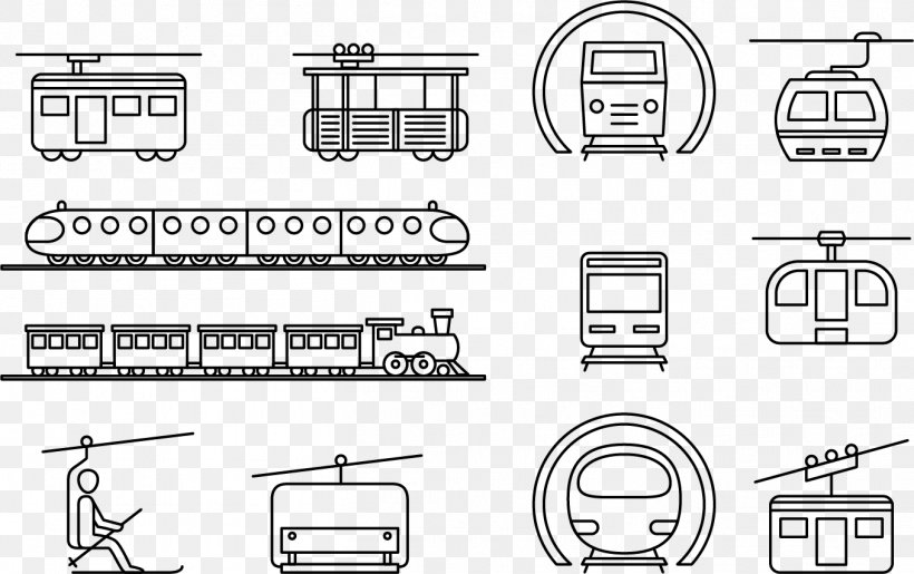Train Rail Transport Bus Rapid Transit, PNG, 1356x852px, Train, Area, Black And White, Brand, Bus Download Free