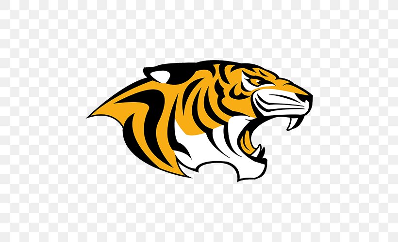 Detroit Tigers Snyder High School Baseball Auburn Tigers Softball, PNG, 500x500px, Tiger, Baseball, Beak, Big Cats, Carnivoran Download Free