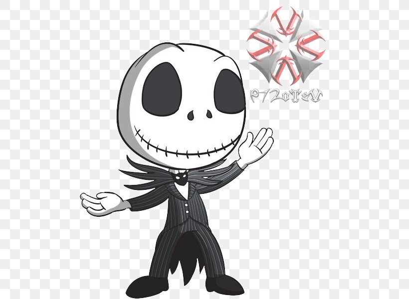 Jack Skellington The Nightmare Before Christmas: The Pumpkin King Drawing Jack-o'-lantern, PNG, 500x600px, Watercolor, Cartoon, Flower, Frame, Heart Download Free