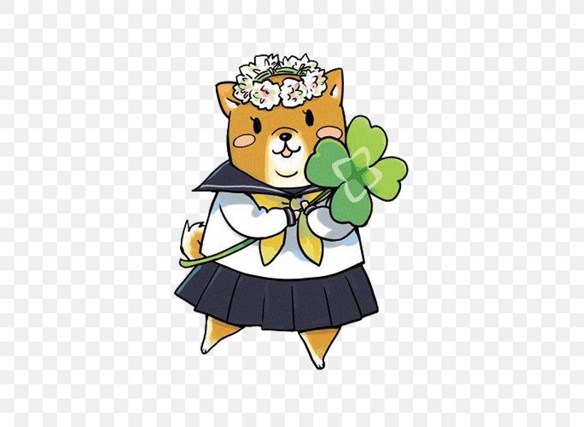 Shiba Inuko-san Yonkoma Takeshobo U307eu3093u304cu304fu3089u3076u30aau30eau30b8u30cau30eb, PNG, 600x600px, Watercolor, Cartoon, Flower, Frame, Heart Download Free